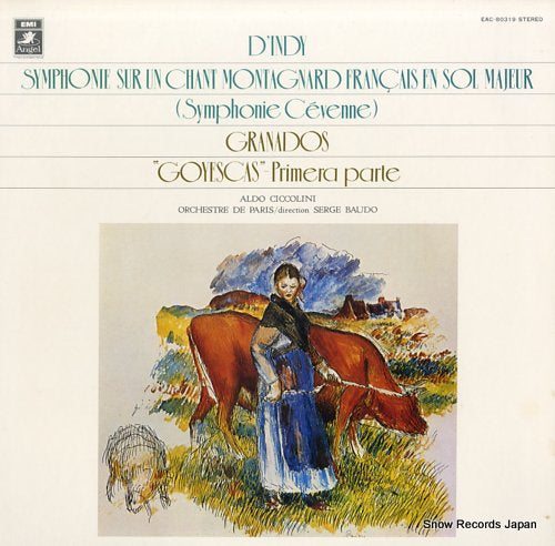 CICCOLINI, ALDO d'indy; symphonie sur un chant montagnard francais en sol majeur EAC-80319