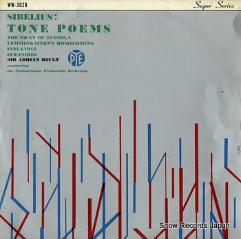 BOULT, ADRIAN sibelius; tone poems the swan of tuonela WW-3025