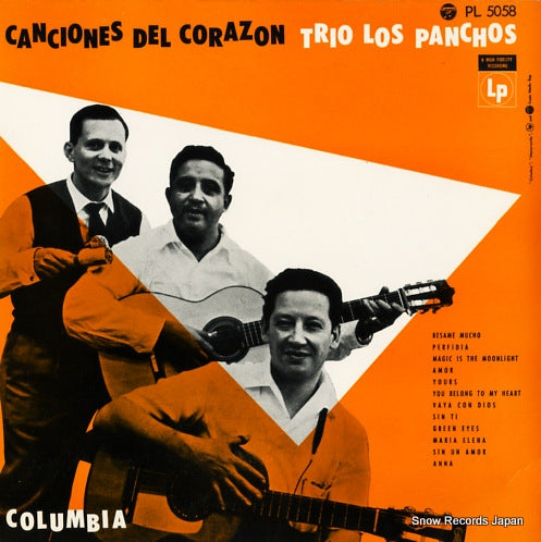 TRIO LOS PANCHOS canciones del corazon PL5058