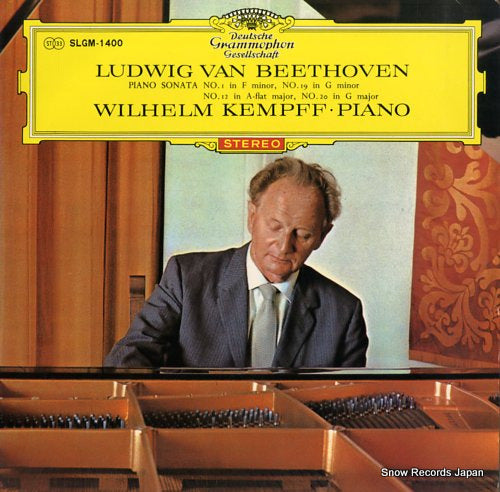 KEMPFF, WILHELM beethoven; piano sonata no.1, 19, 12, 20 SLGM-1400