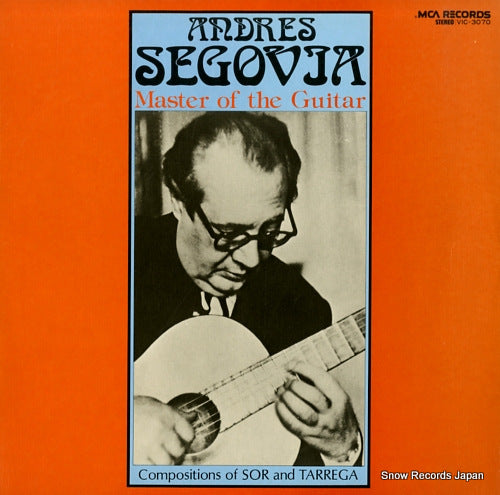 SEGOVIA, ANDRES master of the guitar VIC-3070