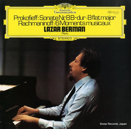 BERMAN, LAZAR prokofieff; sonate nr.8 b-dur MG1014