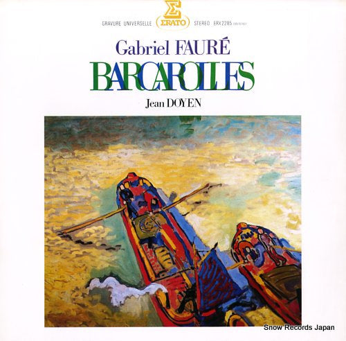 DOYEN, JEAN faure; barcarolies ERX-2285