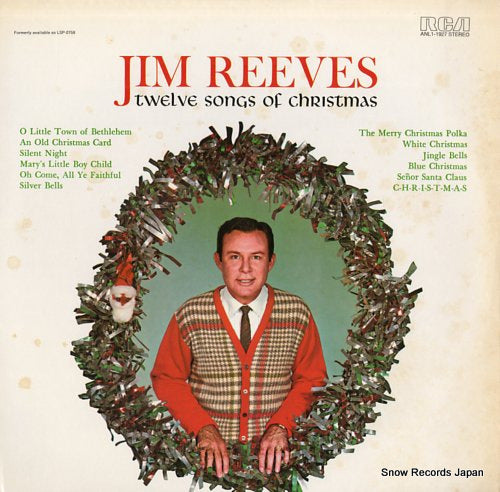 REEVES, JIM twelve songs of christmas ANL1-1927
