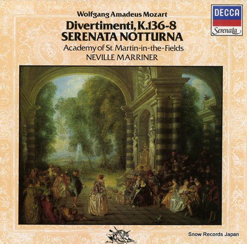 MARRINER, NEVILLE mozart; divertimenti kv 136, 137, 138 6.41397
