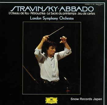 ABBADO, CLAUDIO stravinsky; ballette ballets balletti 45MG0500/2