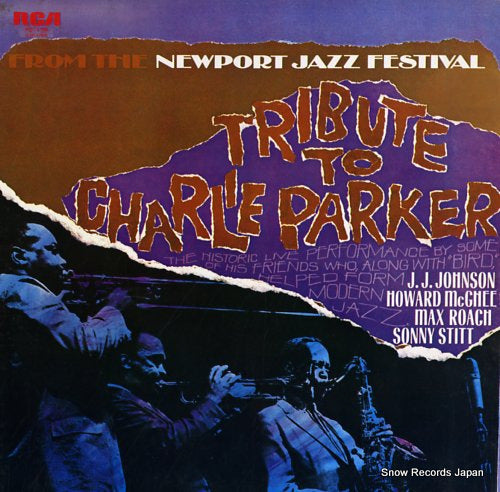 NEWPORT PARKER TRIBUTE ALL STARS from the newport jazz festival tribute to charlie parker PG-126