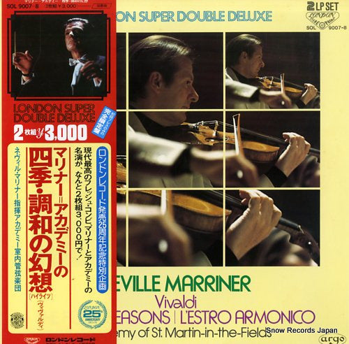 MARRINER, NEVILLE vivaldi; the four seasons SOL9007-8