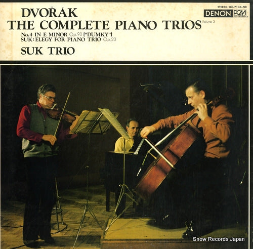 SUK TRIO dvorak; the complete works for piano vol.3 OX-7134-ND