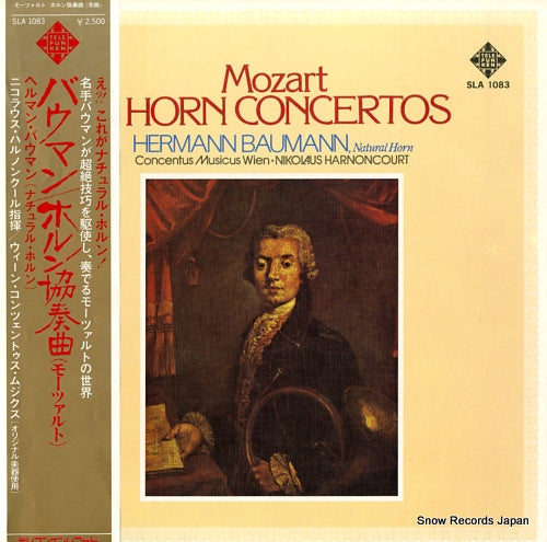 BAUMANN, HERMANN mozart; 4 horn concertos SLA1083