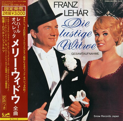 STOLZ, ROBERT lehar; die lustige witwe OW-7750-51-K