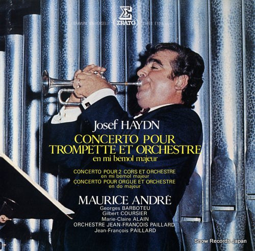 ANDRE, MAURICE haydn; concerto pour trompette et orchestre E-1015