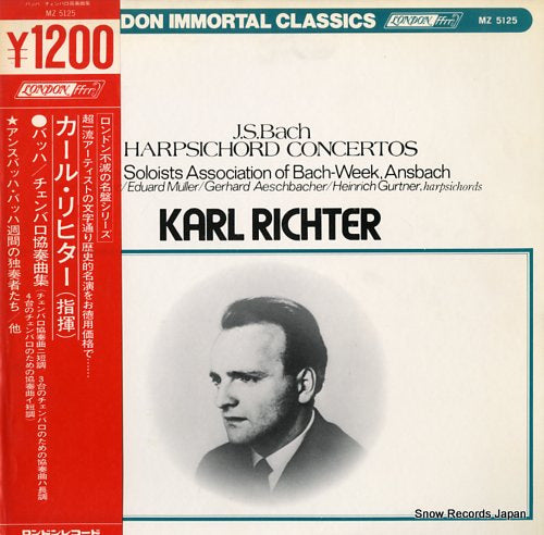 RICHTER, KARL bach; harpsichord concertos MZ5125