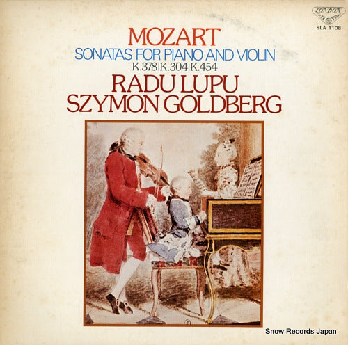 LUPU, RADU / SZYMON GOLDBERG mozart; sonatas for piano and violin SLA1108