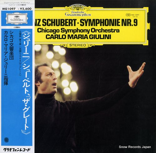 GIULINI, CARLO MARIA schubert; symphonie nr.9 MG1097