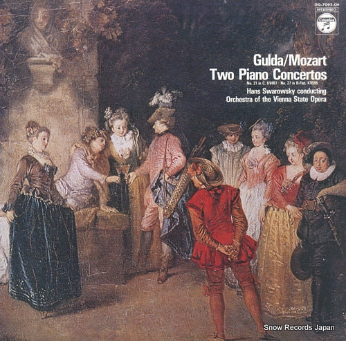 GULDA, FRIEDRICH mozart; two piano concertos no.21 & 27 OQ-7092-CH