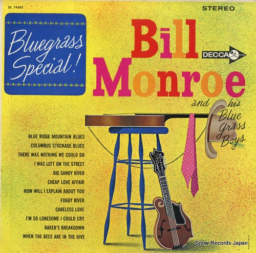 MONROE, BILL bluegrass special DL74382