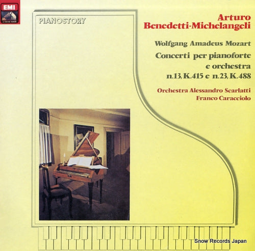 MICHELANGELI, ARTURO BENEDETTI mozart; concerti per pianoforte e orchestra n.13 & n.23 2701911M
