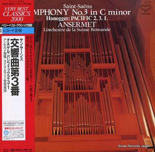 ANSERMET, ERNEST saint-saens; symphony no.3 in c minor K20C-8639