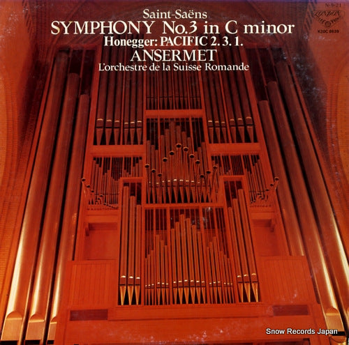 ANSERMET, ERNEST saint-saens; symphony no.3 in c minor K20C-8639
