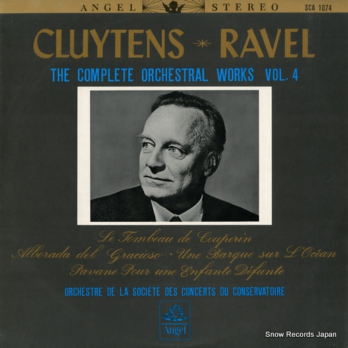 CLUYTENS, ANDRE ravel; the complete orchestral works vol.4 SCA1074