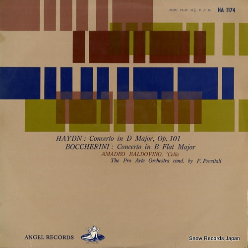 BALDOVINO, AMADEO haydn & boccherini; concerto for cello and orchestra HA1174