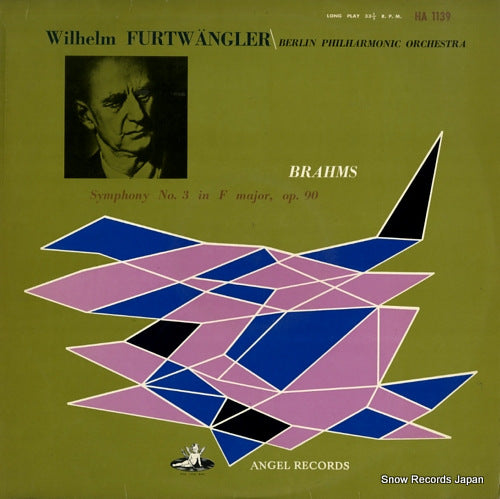 FURTWANGLER, WILHELM brahms; symphony no.3 in f major, op.90 HA1139