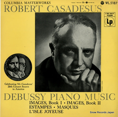 CASADESUS, ROBERT debussy; piano music WL5187