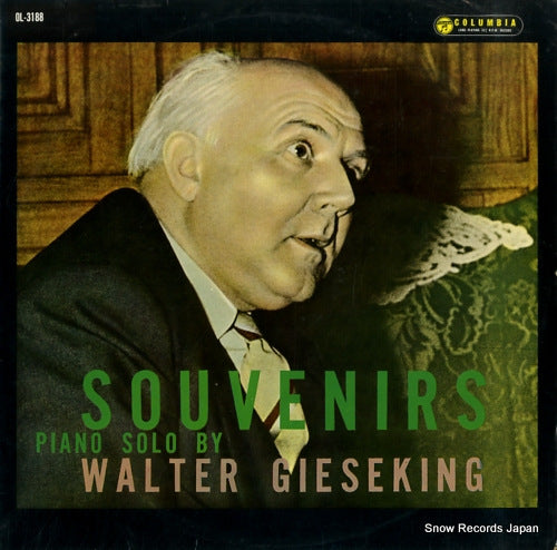 GIESEKING, WALTER souvenirs OL-3188