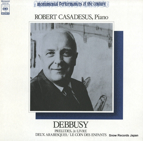 CASADESUS, ROBERT debussy; preludes, 2e livre SOCU48