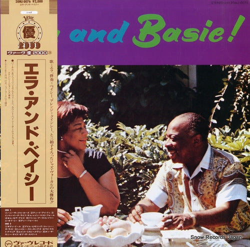 FITZGERALD, ELLA, WITH COUNT BASIE ella and basie ! 20MJ0076