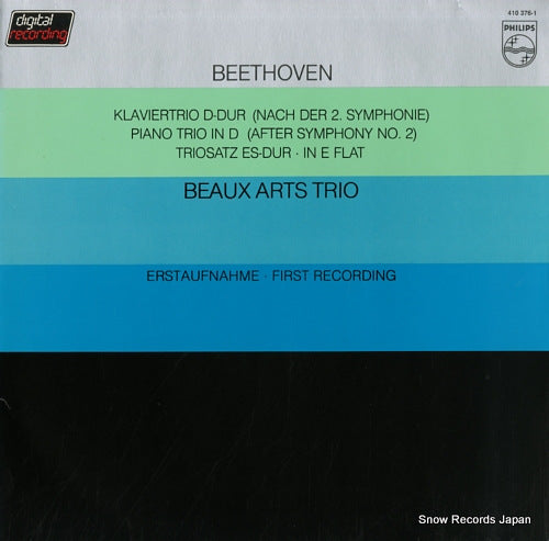 BEAUX ARTS TRIO beethoven; piano trio in d (after symphony no.2) 410376-1