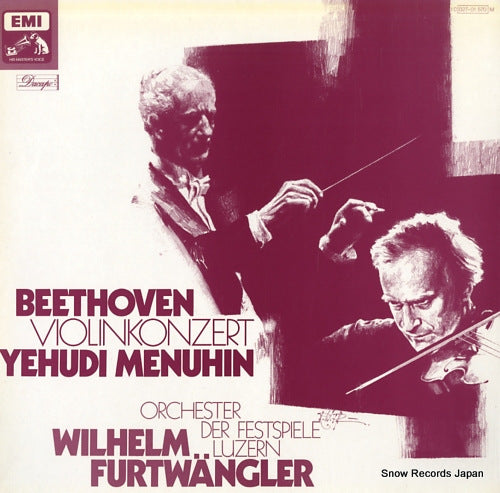 MENUHIN, YEHUDI beethoven; violinkonzert 1C027-01570M
