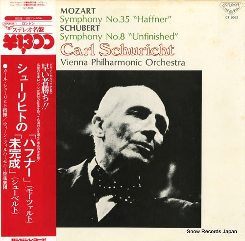 SCHURICHT, CARL mozart; symphony no.35 "haffner" GT-9026