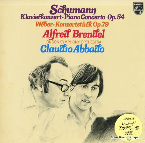 BRENDEL, ALFRED schumann; piano concerto op.54 25PC-68