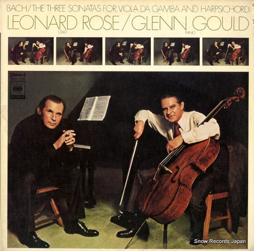 ROSE, LEONARD / GLENN GOULD bach; the three sonatas for viola da camba and harpsichord SOCL1149