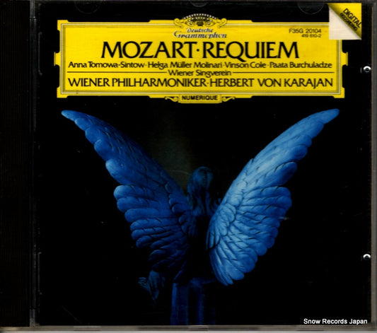KARAJAN, HERBERT VON mozart; requiem d-moll kv626 F35G20104
