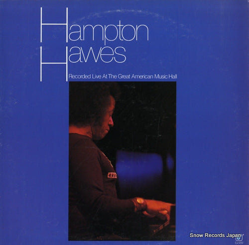 HAWES, HAMPTON recorded live at the great american music hall CJ-222