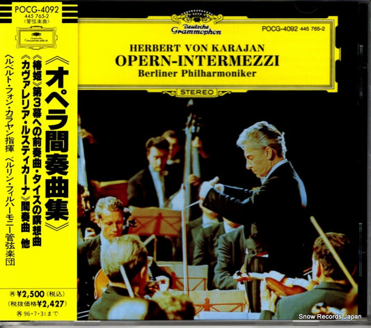 KARAJAN, HERBERT VON opern-intermezzi POCG-4092