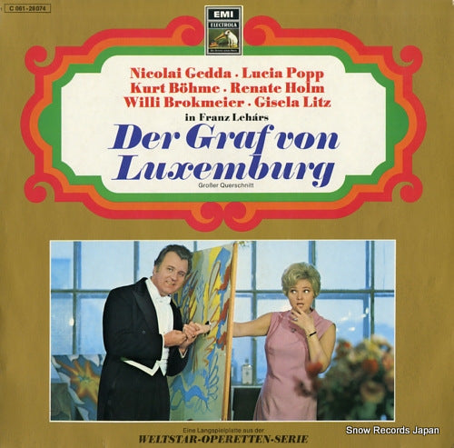 MATTES, WILLY lehar; der graf von luxemburg 1C061-28074