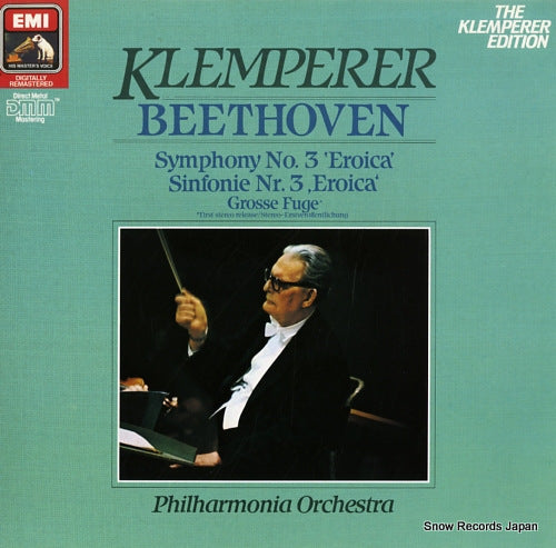 KLEMPERER, OTTO beethoven; symphony no.3 "eroica" ED2902711