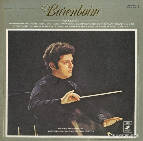 BARENBOIM, DANIEL mozart; symphonies EAA-93111B