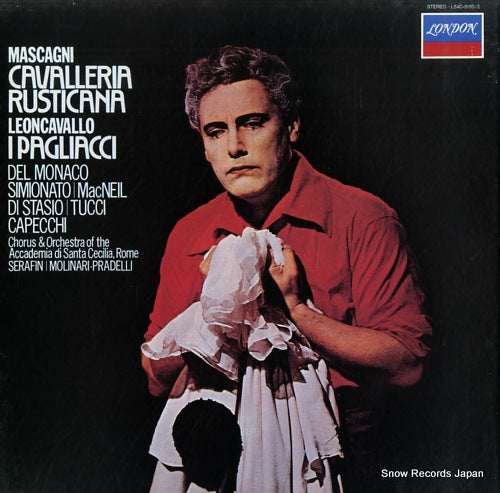 MONACO, MARIO DEL mascagni; cavalleria rusticana / leoncavallo; i pagliacci L54C-5150/2