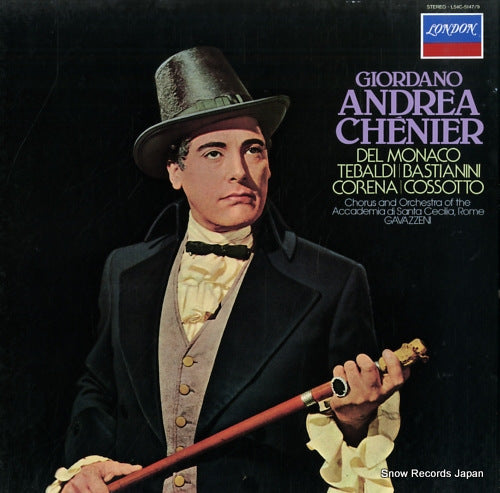 GAVAZZENI, GIANANDREA giordano; andrea chenier L54C-5147/9