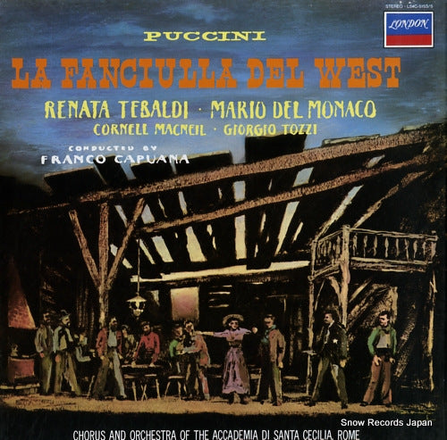 CAPUANA, FRANCO puccini; la fanciulla del west L54C-5153/5