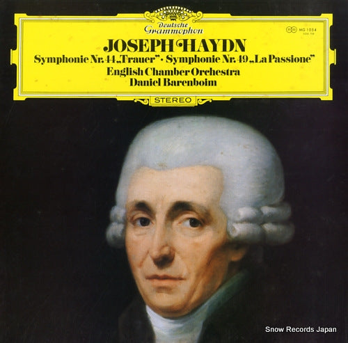 BARENBOIM, DANIEL haydn; symphonie nr.44 "trauer" & nr.49 "passione" MG1054