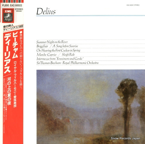 BEECHAM, THOMAS delius; summer night on the river EAC-50022
