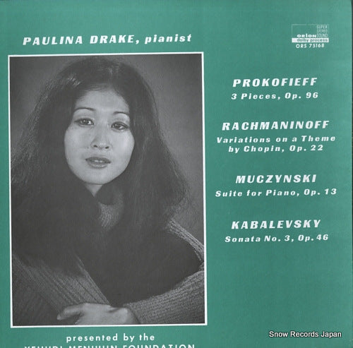 DRAKE, PAULINA prokofieff; 3 pieces, op.96 ORS75168