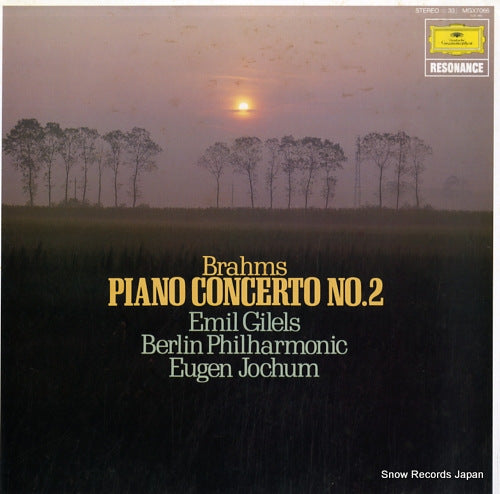 GILELS, EMIL brahms; piano concerto no.2 MGX7066