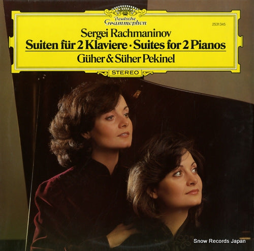 PEKINEL, GUHER AND SUHER rachmaninov; suites for 2 pianos 2531345